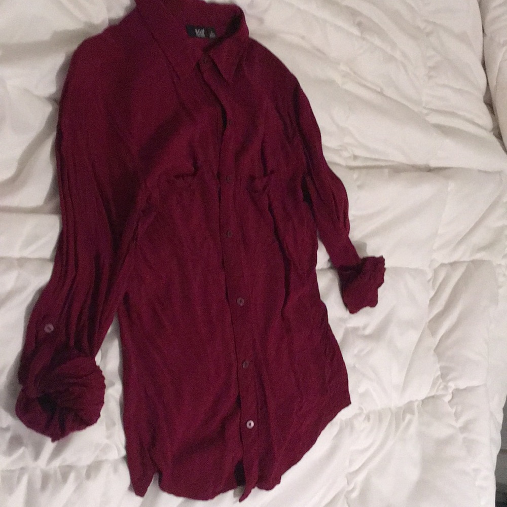 a.n.a button down blouse